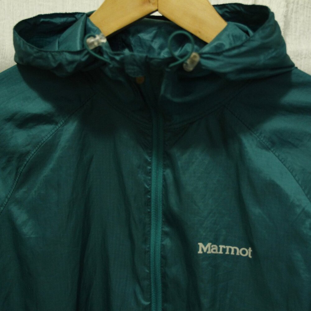 Marmot Lightweight Wind Breaker Hooded Jacket M - image 3